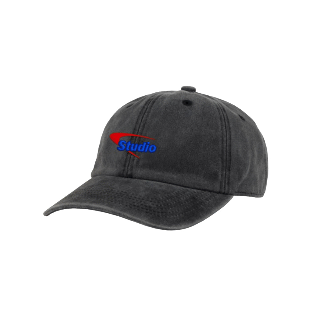 Logitek 6 Panel Pigment Dyed Hat - Black