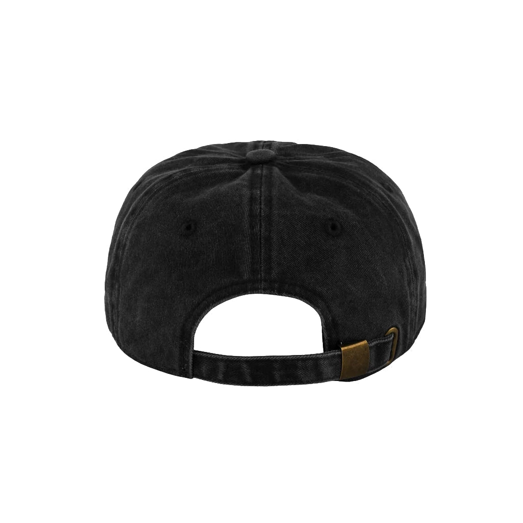Logitek 6 Panel Pigment Dyed Hat - Black - Town City