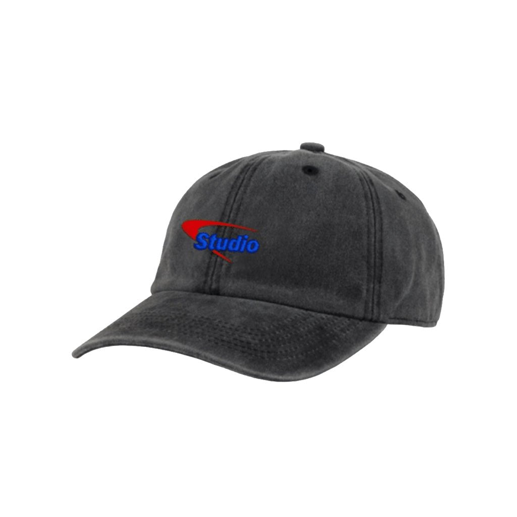Logitek 6 Panel Pigment Dyed Hat - Black - Town City