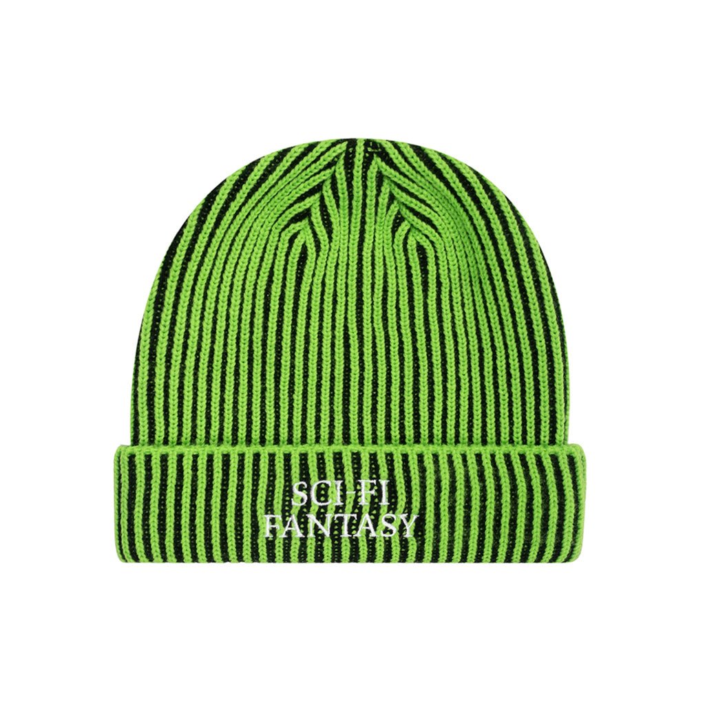 Logo Beanie - Lime/Black - Town City