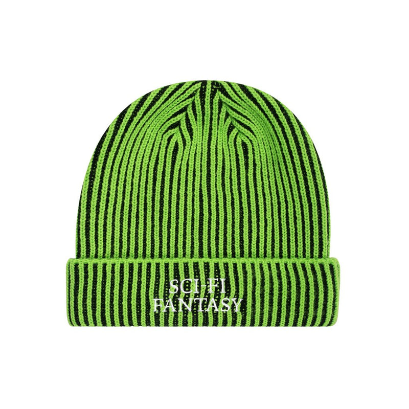 Logo Beanie - Lime/Black - Town City