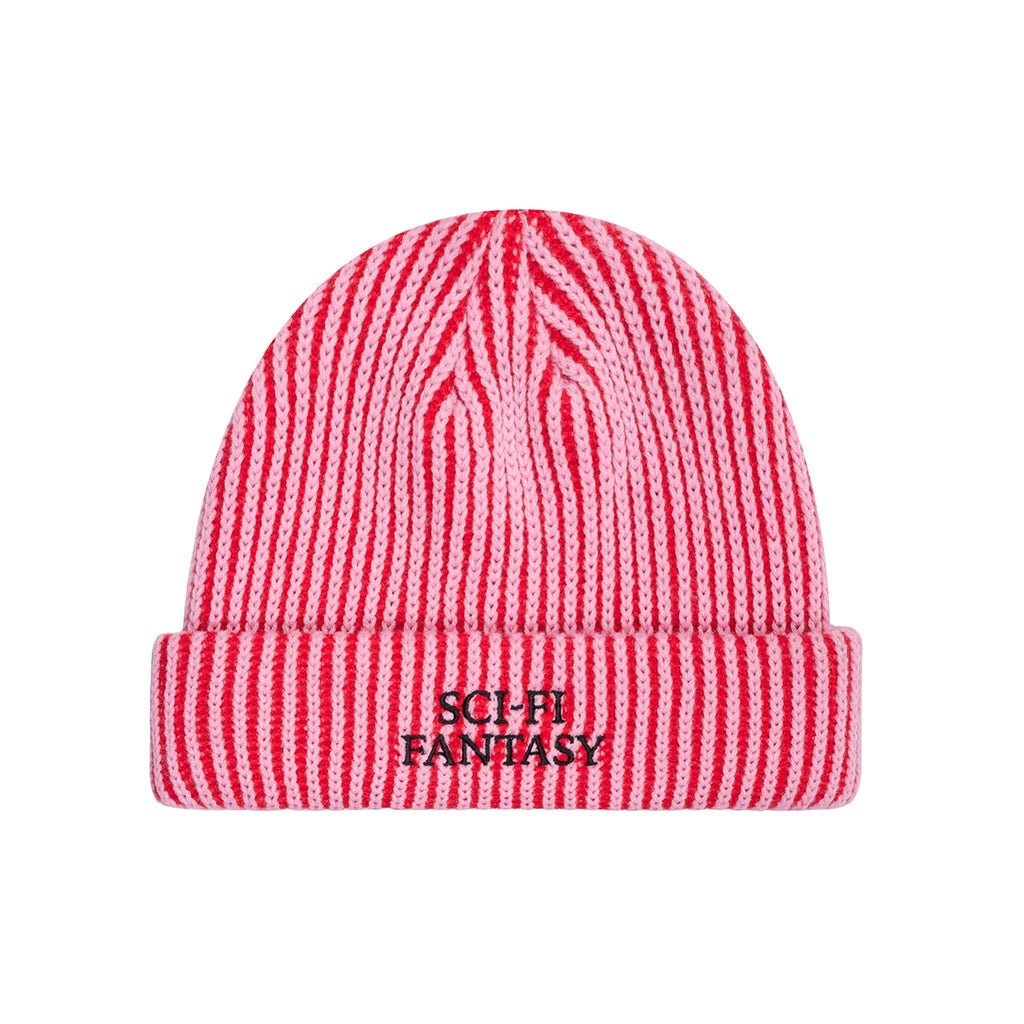 Logo Beanie - Pink/Dark Red - Town City