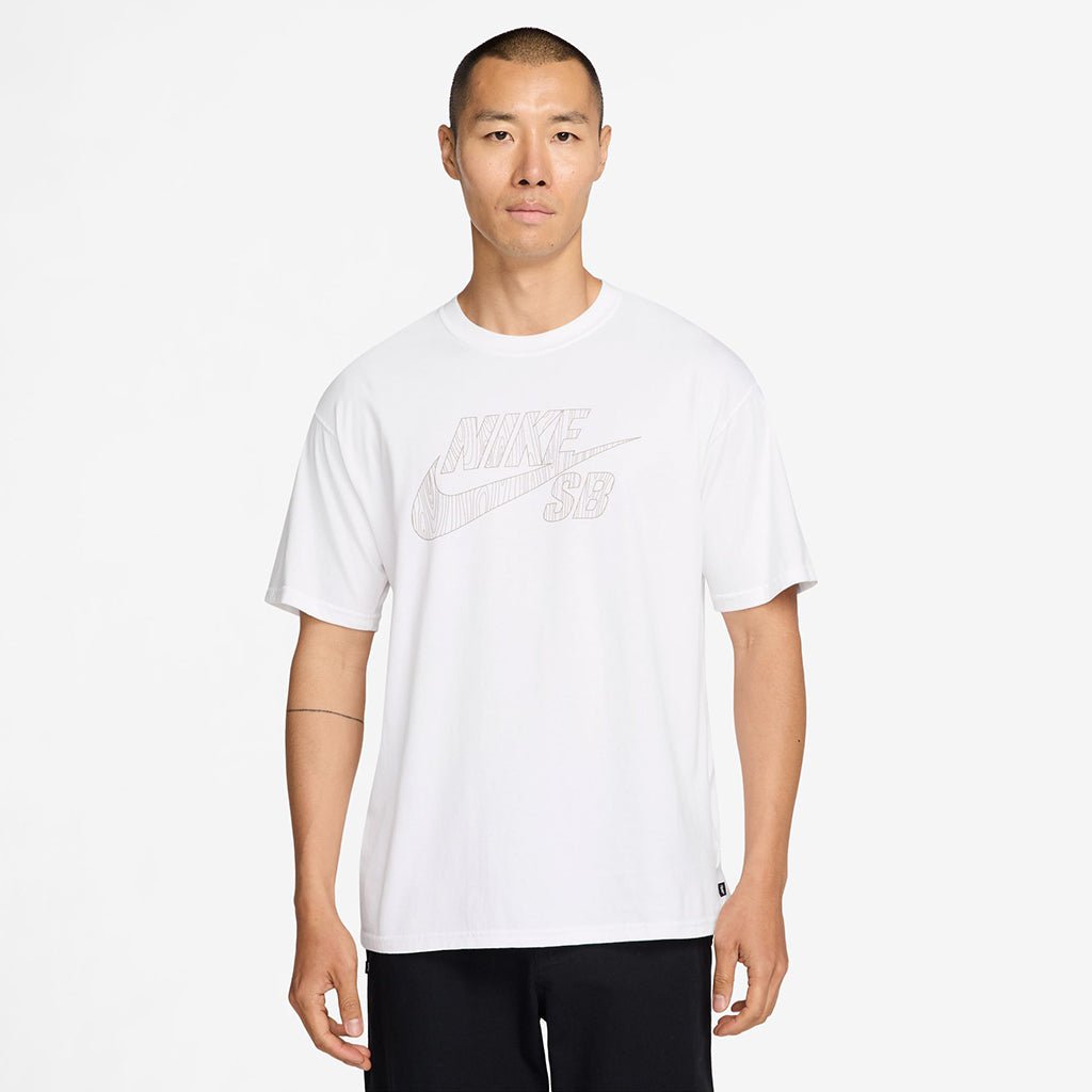 Logo Fill Tee - White/Neutral Olive - Town City