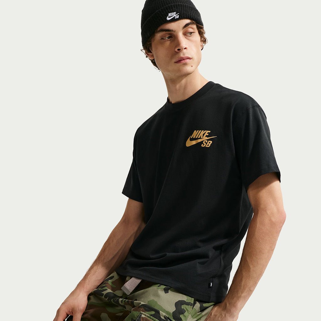 Logo Skate T-Shirt - Black - Town City