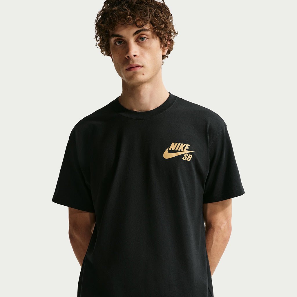 Logo Skate T-Shirt - Black - Town City
