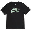 Logo Skate T-Shirt - Black/Pistachio Frost - Town City