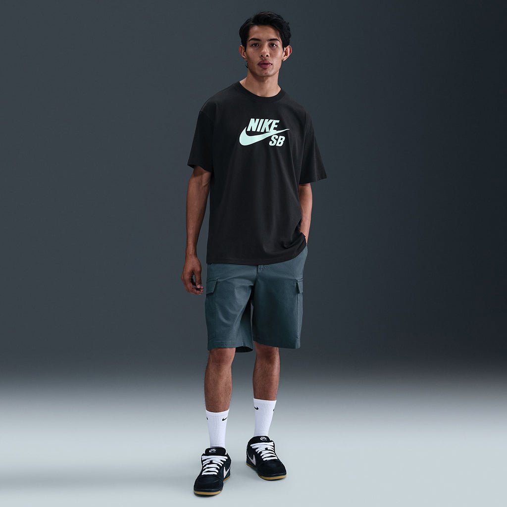 Logo Skate T-Shirt - Black/Pistachio Frost - Town City