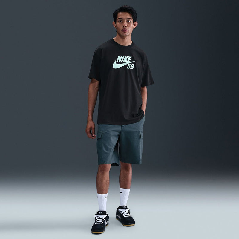 Logo Skate T-Shirt - Black/Pistachio Frost - Town City