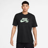 Logo Skate T-Shirt - Black/Pistachio Frost - Town City