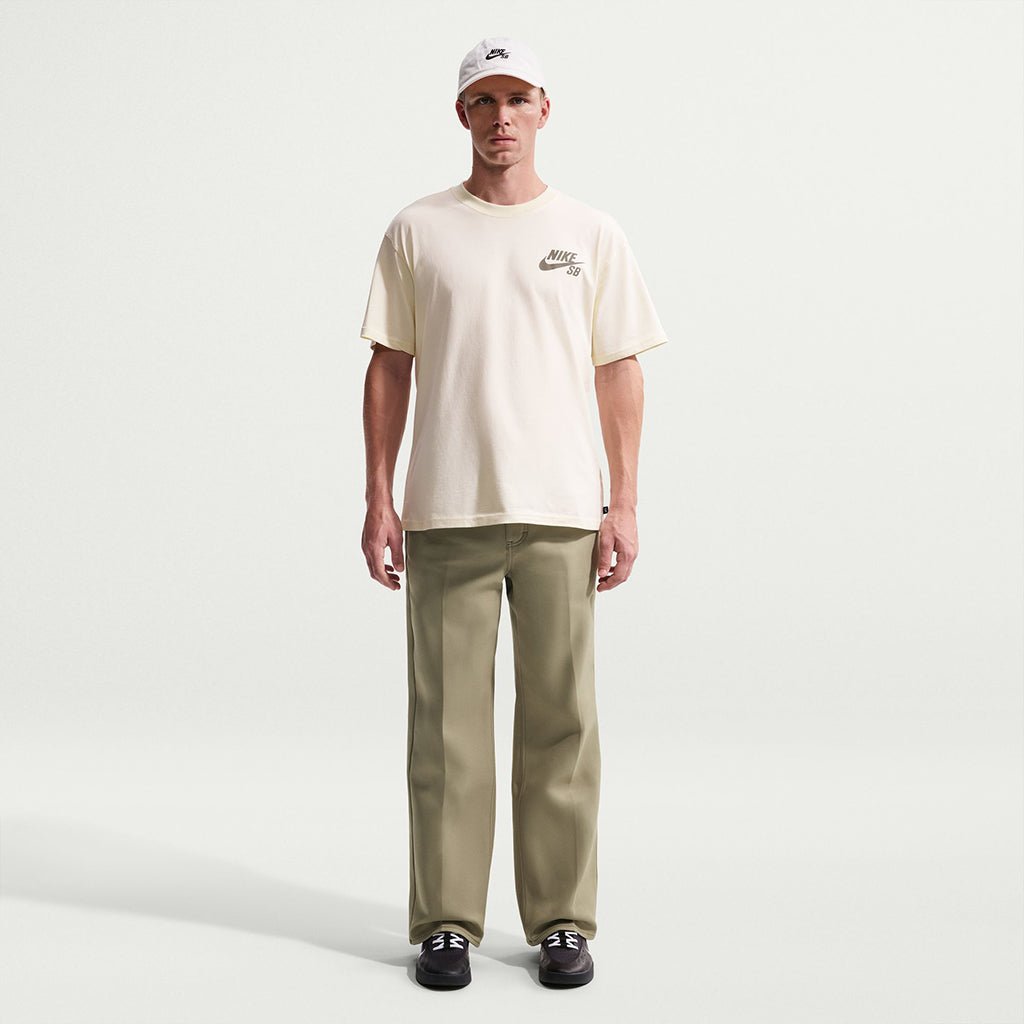 Logo Skate T-Shirt - Coconut Milk - Town City