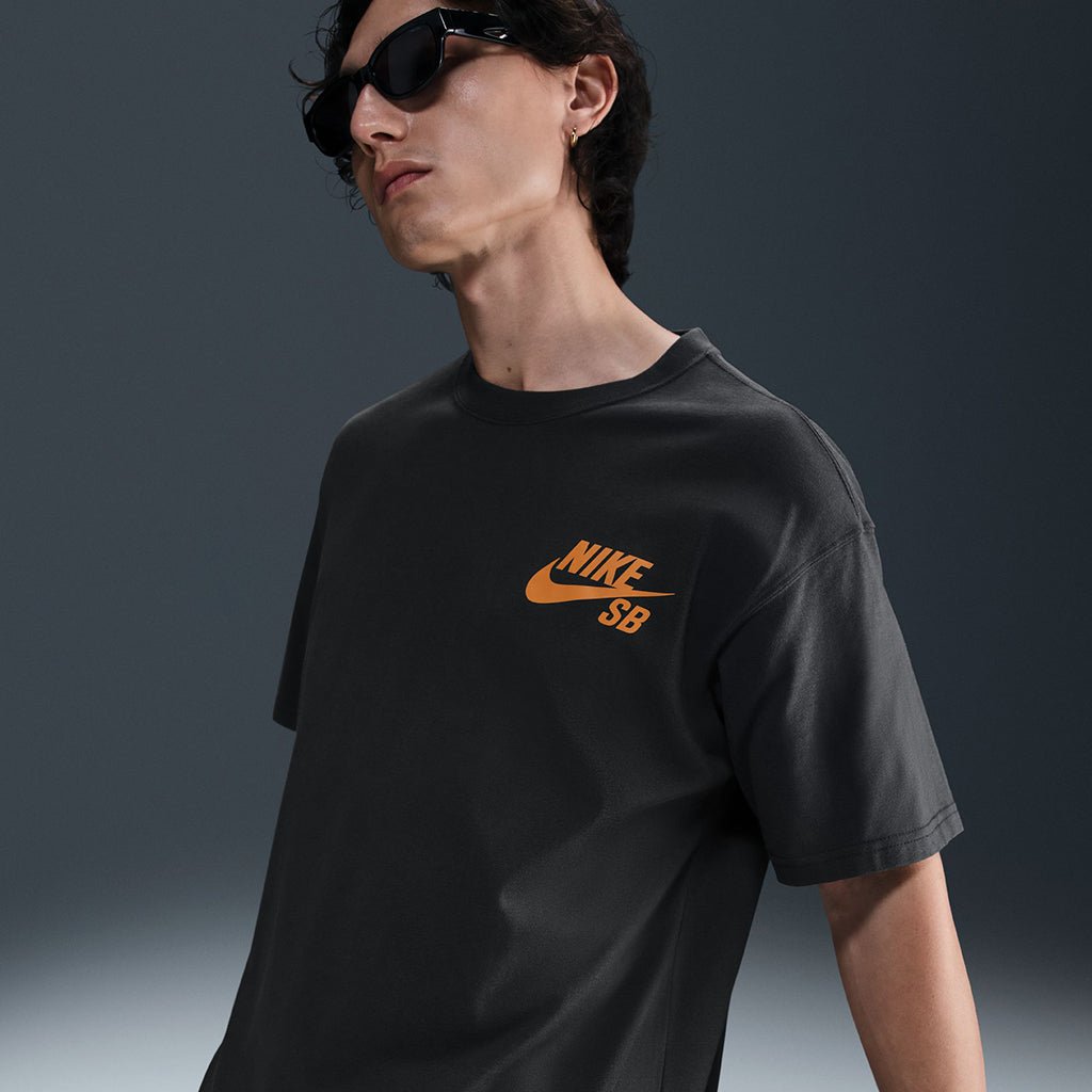 Logo Skate T-Shirt - Smoke Grey - Town City