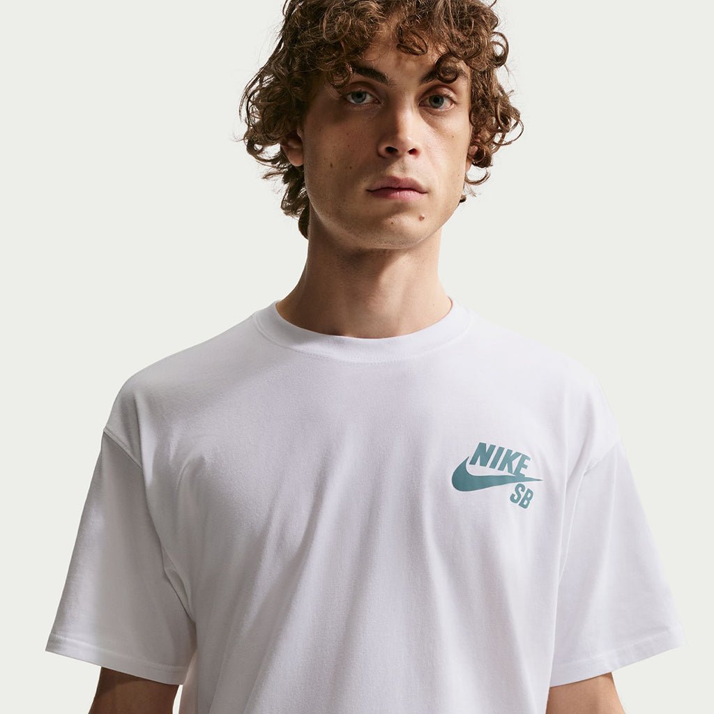 Logo Skate T-Shirt - White - Town City