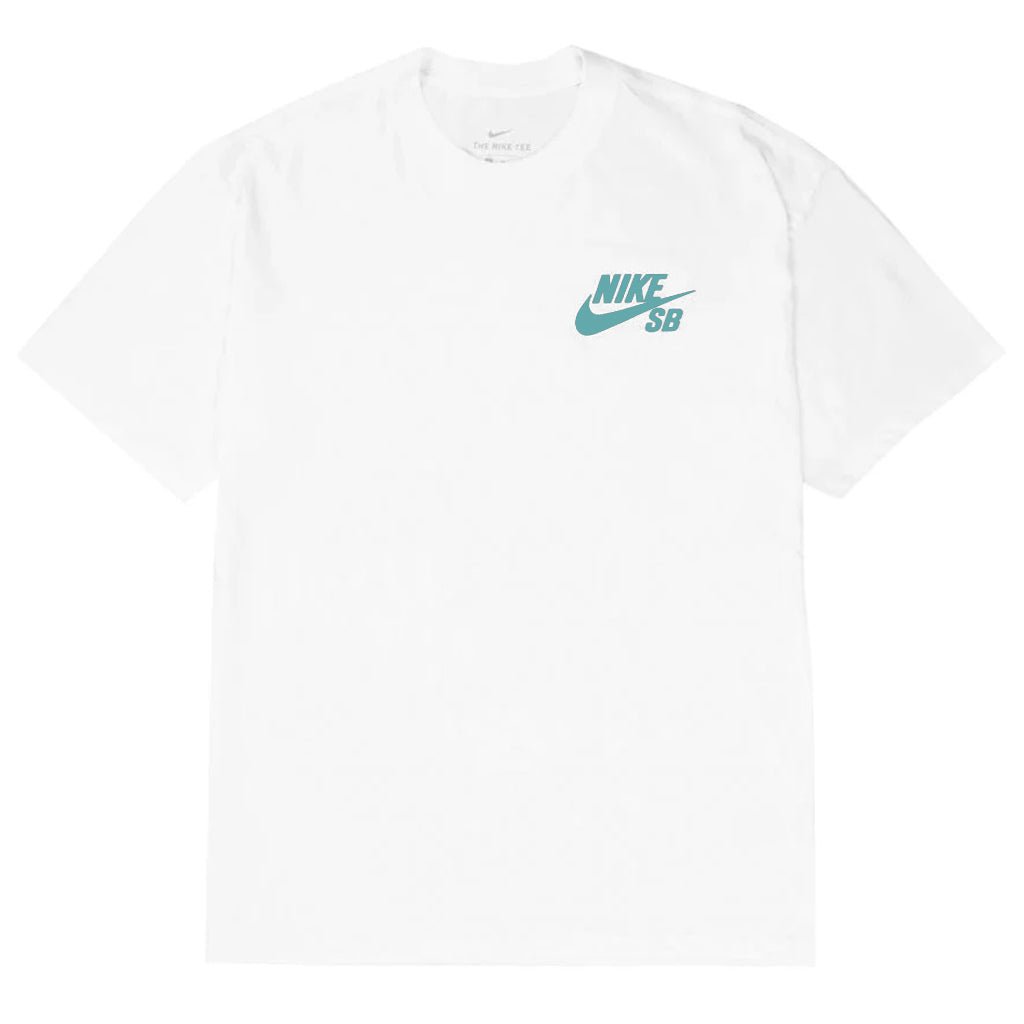Logo Skate T-Shirt - White - Town City