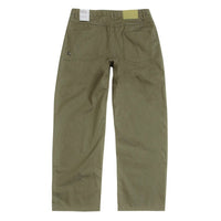 Loose Denim Skate Trousers - Medium Olive - Town City