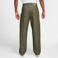 Loose Denim Skate Trousers - Medium Olive - Town City