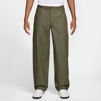 Loose Denim Skate Trousers - Medium Olive - Town City