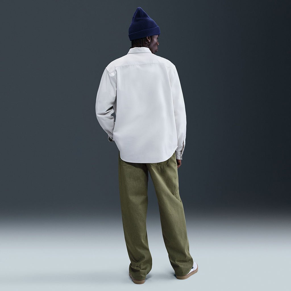 Loose Denim Skate Trousers - Medium Olive - Town City