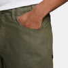 Loose Denim Skate Trousers - Medium Olive - Town City