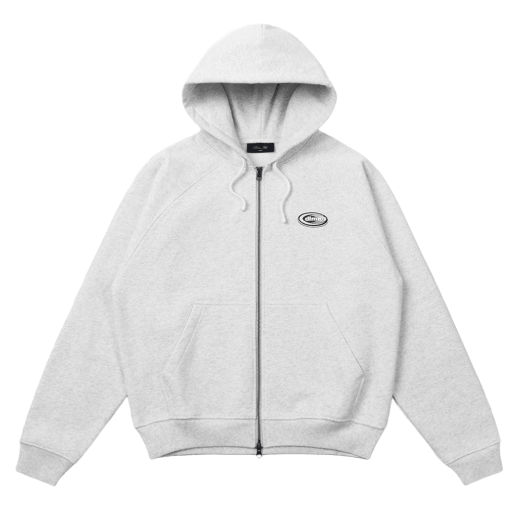 Marathon Zip Hoodie - Ash - Town City