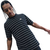 Max 90 Striped T-Shirt - Black - Town City