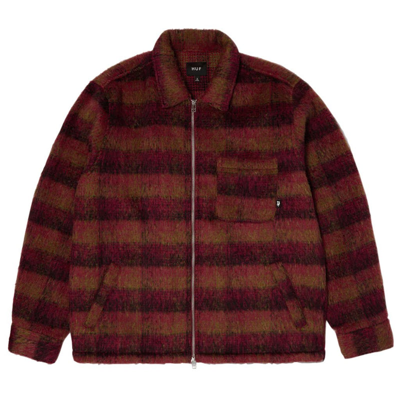 Megablast Plaid Jacket - Berry - Town City