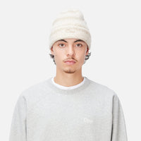 Mohair Striped Beanie - Cream - Town City