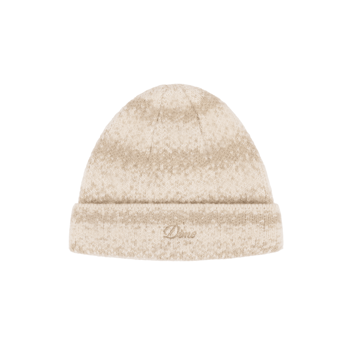 Mohair Striped Beanie - Cream - Town City