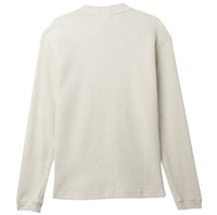 NB Numeric Waffle Knit Long Sleeve Henley - Oatmeal Heather - Town City