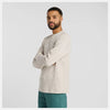 NB Numeric Waffle Knit Long Sleeve Henley - Oatmeal Heather - Town City