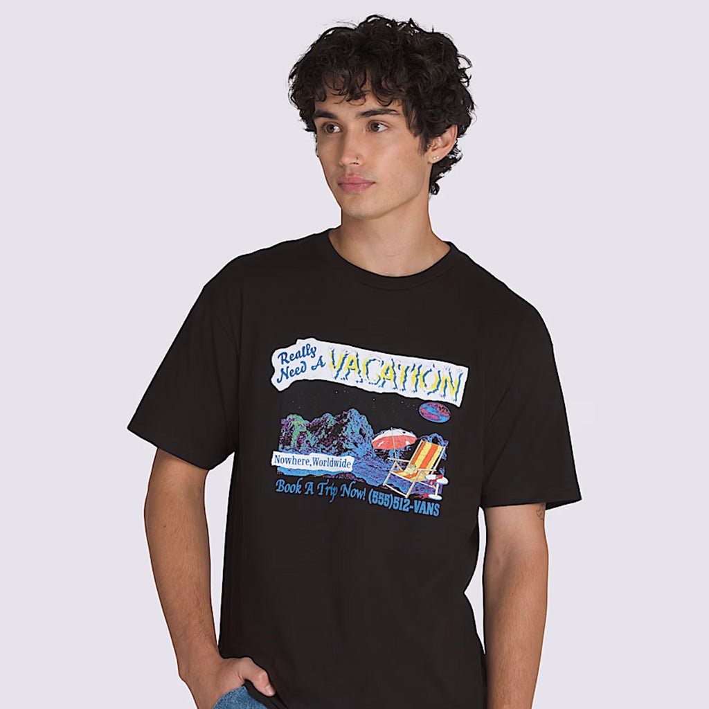 Need A Vacation T-Shirt - Black - Town City