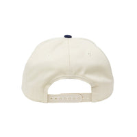 Oval Five Panel Hat - Beige/Navy - Town City