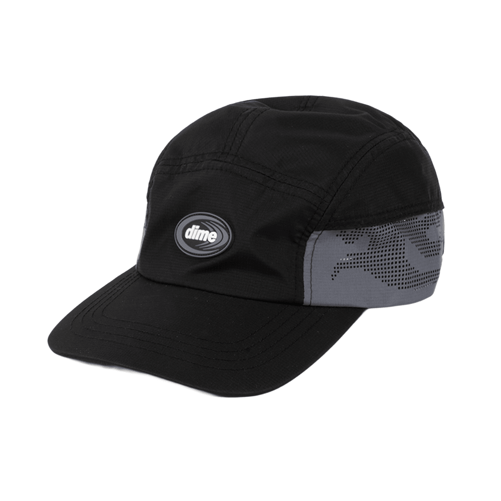 Perforated Tech Cap - Black - Town City