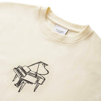 Piano Tee - Cream - Town City