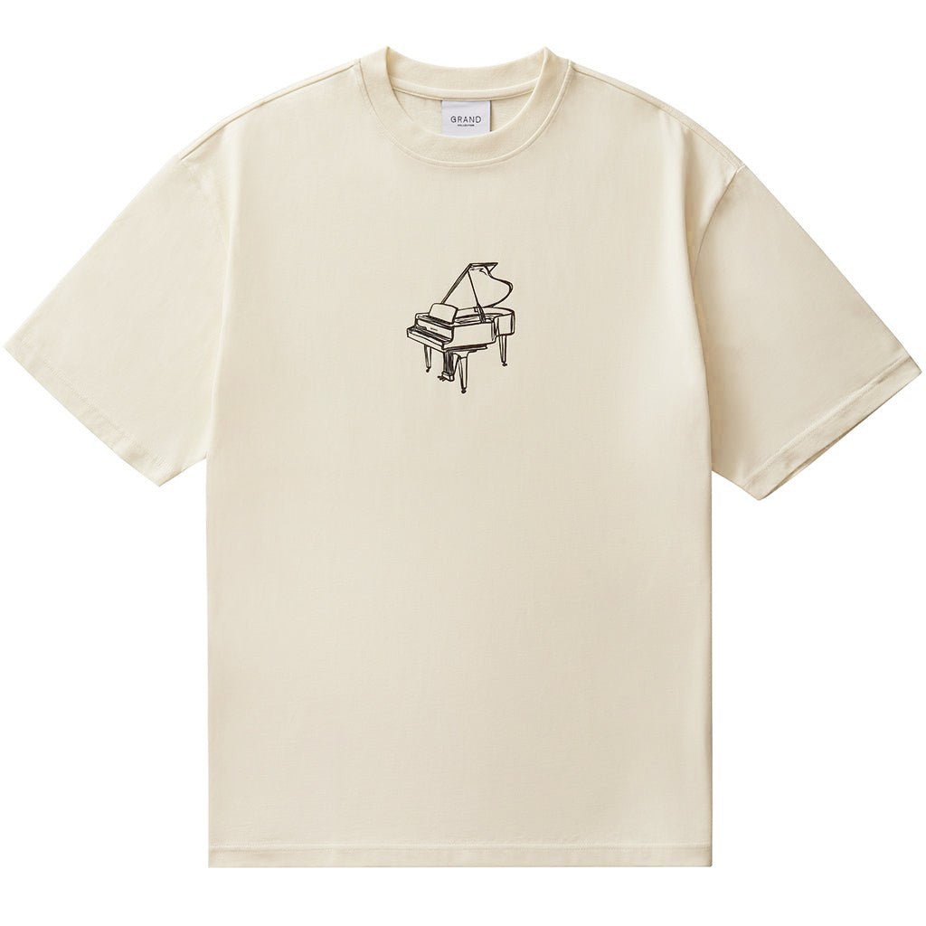 Piano Tee - Cream - Town City