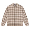 Plaid Flannel Shirt - Beige - Town City