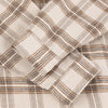 Plaid Flannel Shirt - Beige - Town City