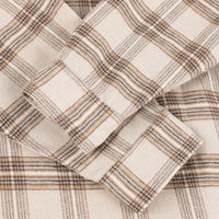 Plaid Flannel Shirt - Beige - Town City