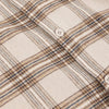 Plaid Flannel Shirt - Beige - Town City