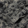 Plaid Flannel Shirt - Bleached Black - Town City