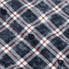 Plaid Flannel Shirt - Bleached Navy - Town City