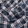 Plaid Flannel Shirt - Bleached Navy - Town City