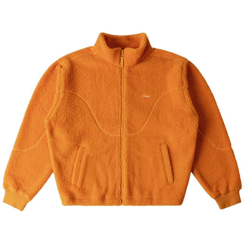 Polar Fleece Sherpa Zip - Orange - Town City