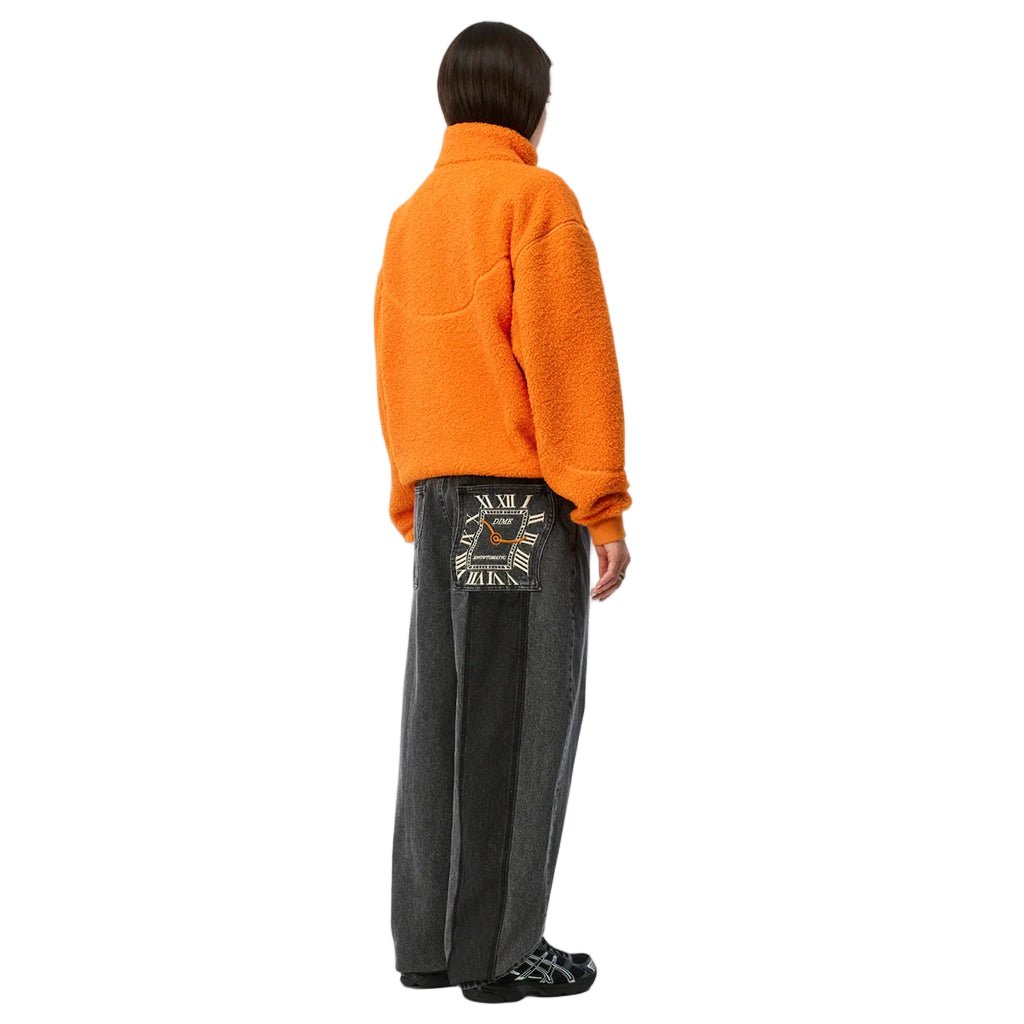 Polar Fleece Sherpa Zip - Orange - Town City