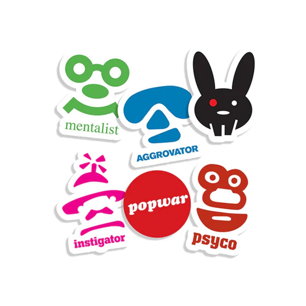 Pop War 6 Pack Stickers - Town City