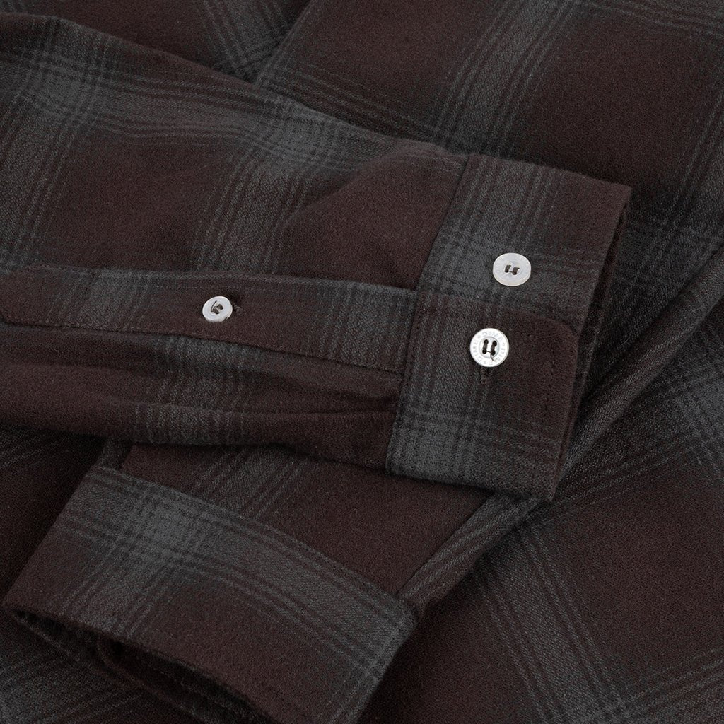 Premium Flannel Shirt - Bordeaux - Town City