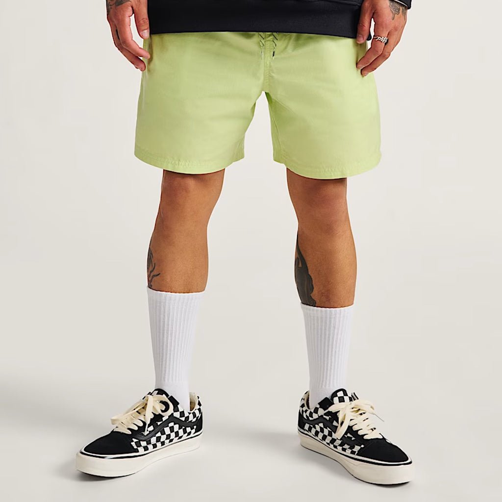 Primary Solid Elastic 17" Boardshorts - Lime Green - Town City