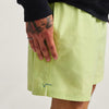 Primary Solid Elastic 17" Boardshorts - Lime Green - Town City