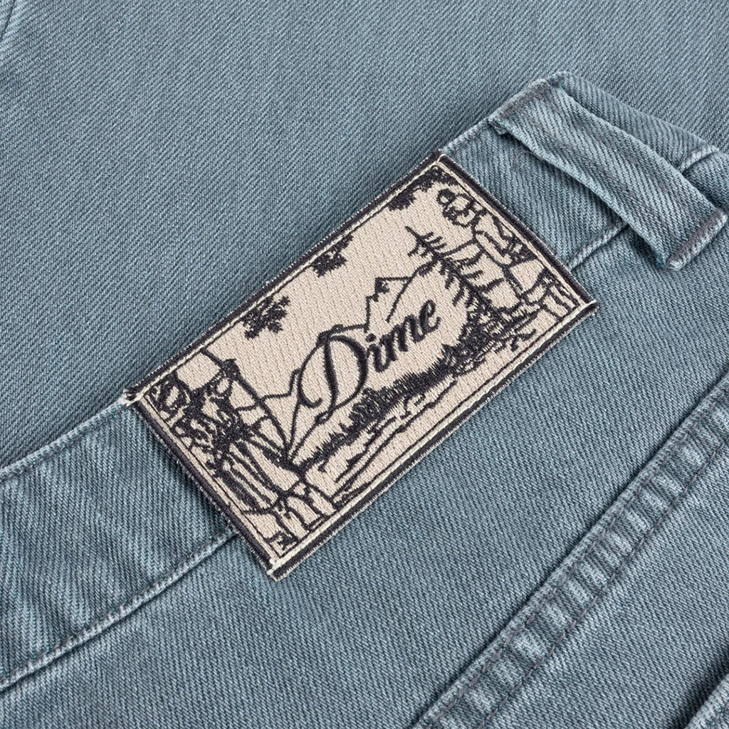Relaxed Denim Pants - Steel Blue