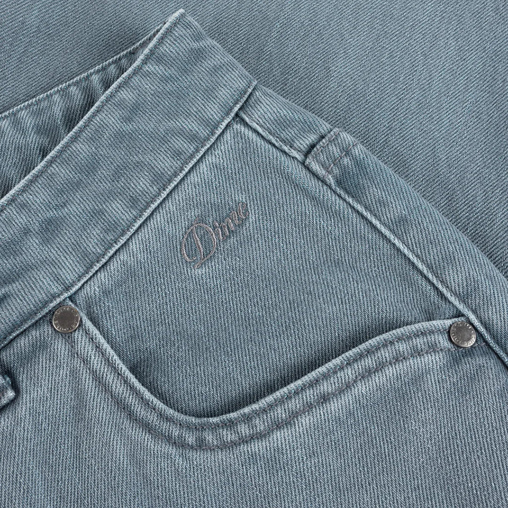 Relaxed Denim Pants - Steel Blue
