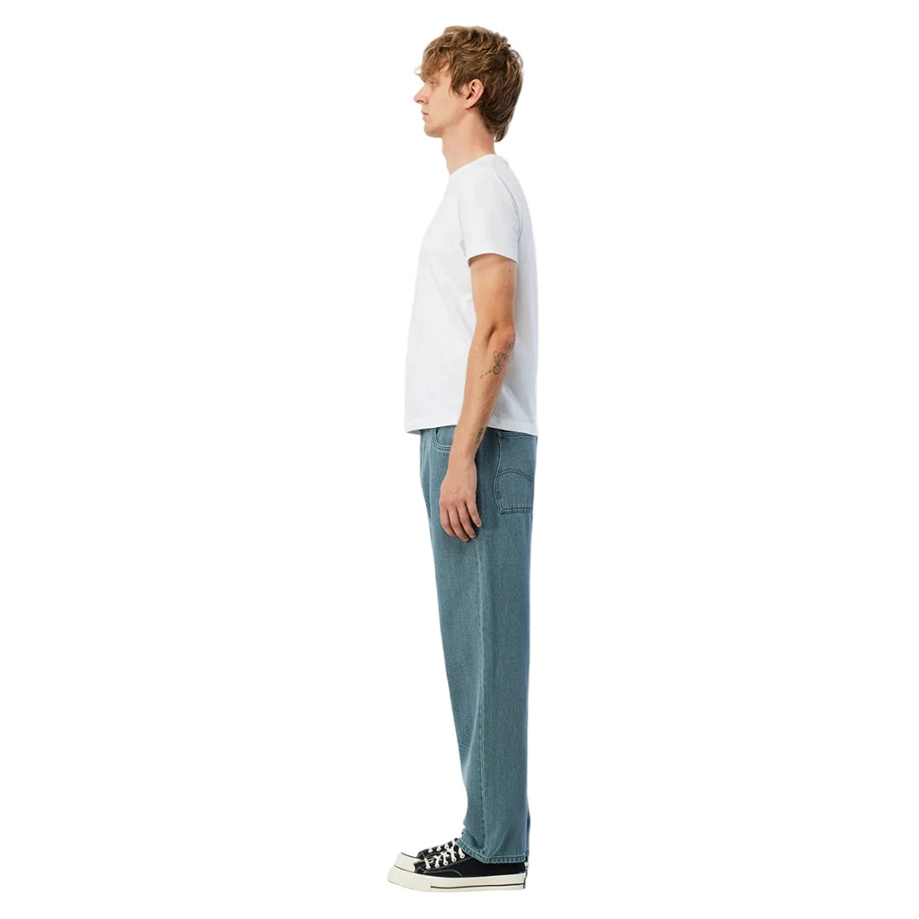 Relaxed Denim Pants - Steel Blue